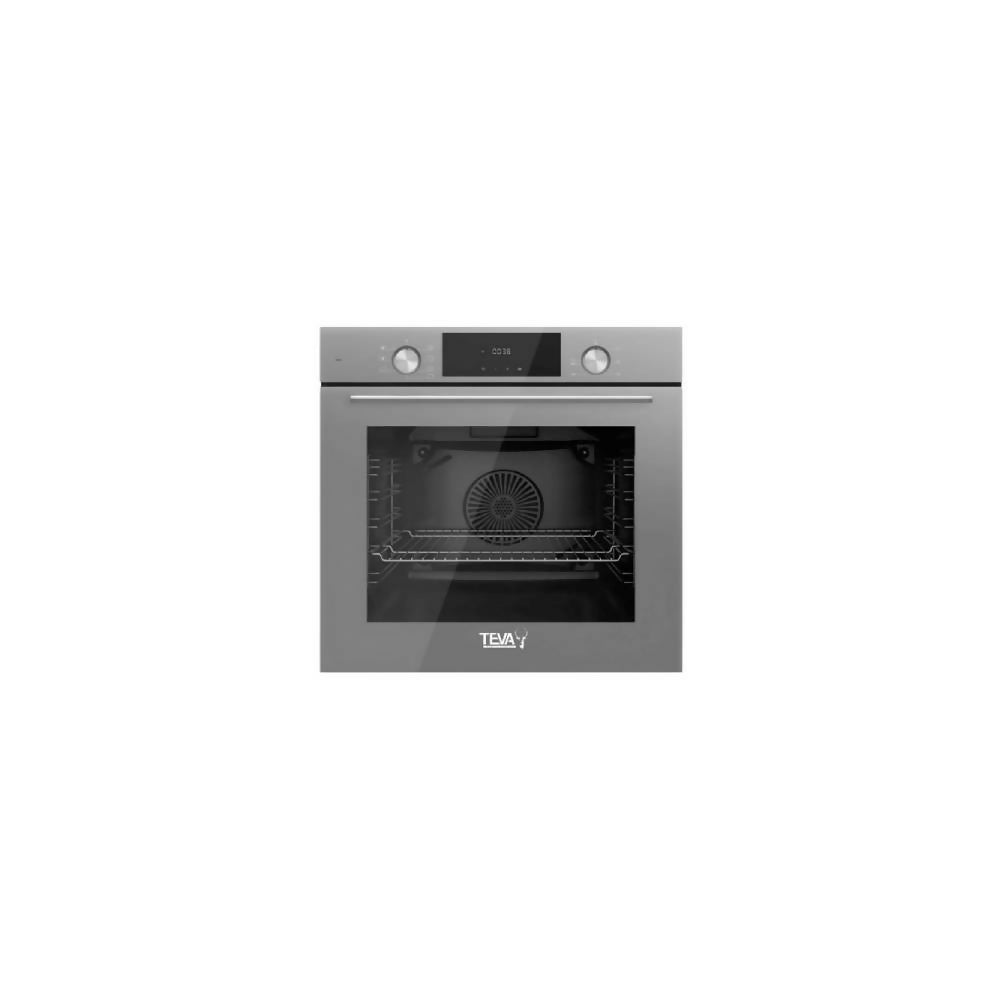 Teva Built In Gas Oven 60 Cm 82 Liter Grey QGSTL 75DT2 CPR. Teva Built In Gas Oven 60 Cm 82 Liter Grey QGSTL 75DT2 CPR.